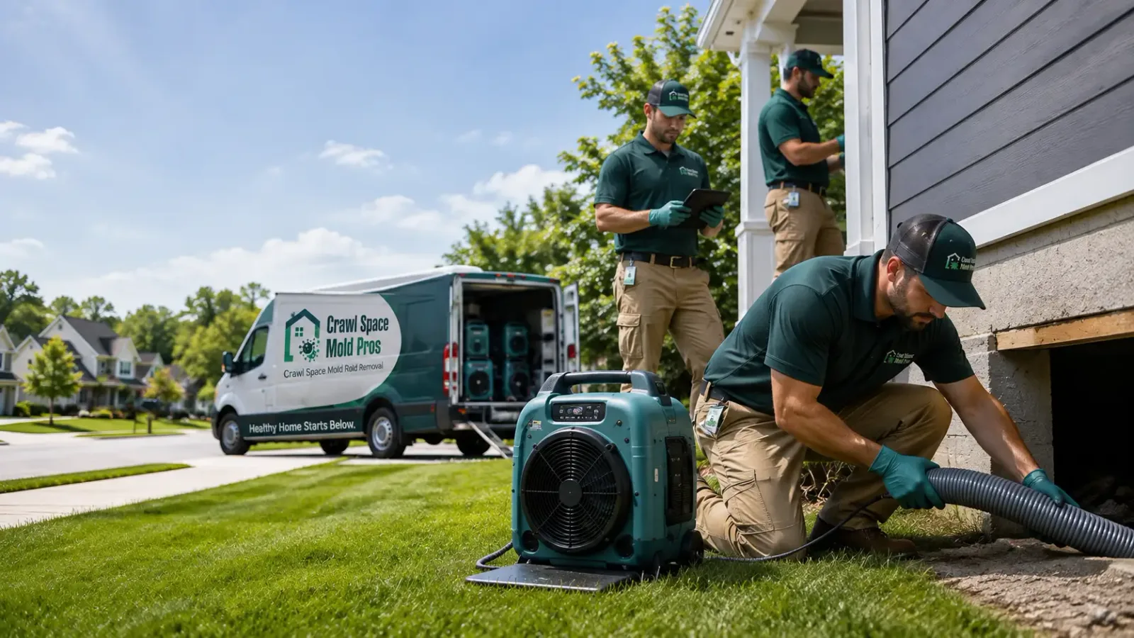 Crawl Space Mold Removal in Centuria, WI